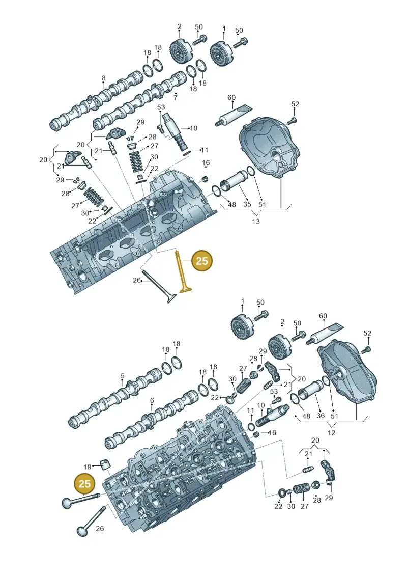079109601E — Audi RS5 Cabrio (2012-2015) diagram 759109100, position 25