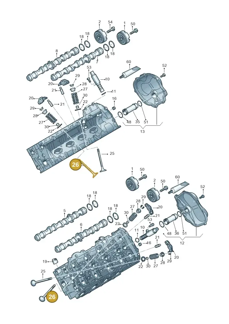 079109611D — Audi A7 Sportback (2014-2018) diagram 758109100, position 26