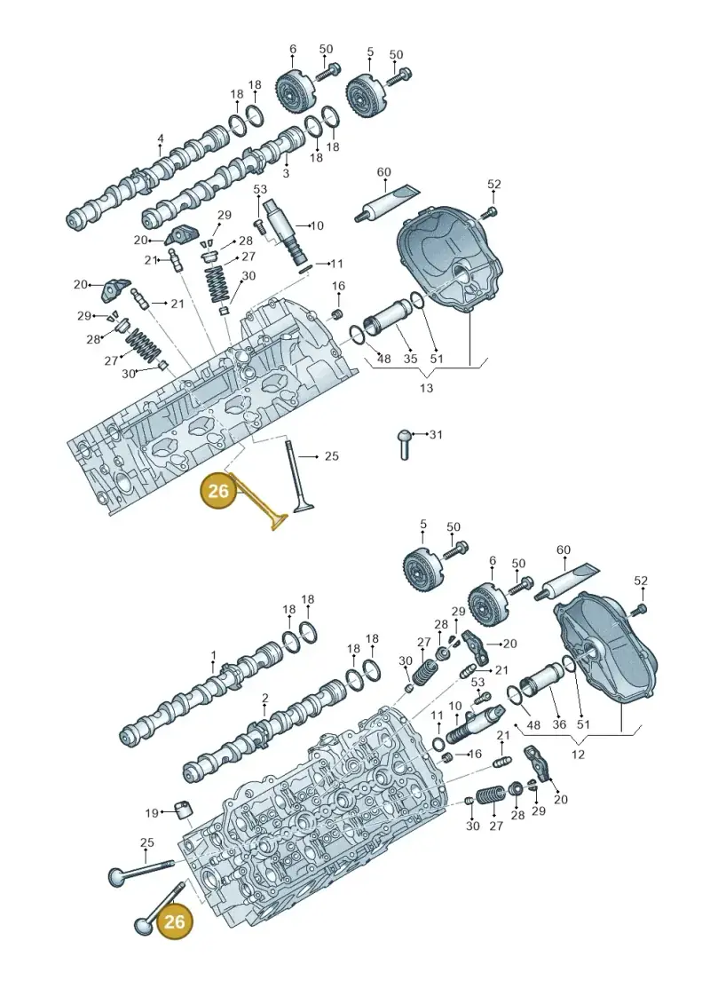 079109611D — Audi A8L qu. 3.0 TDI (2013-2018) diagram 771109150, position 26