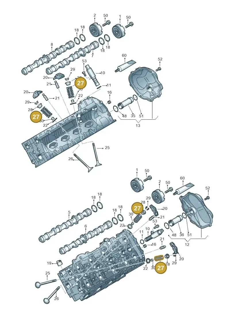 079109623D — Audi A7 Sportback (2010-2015) diagram 473109100, position 27
