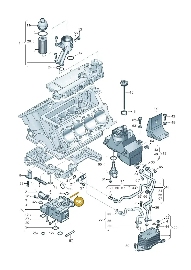 079115120S — Audi R8 qu. 5.2 (2012-2015) diagram 752115010, position 56