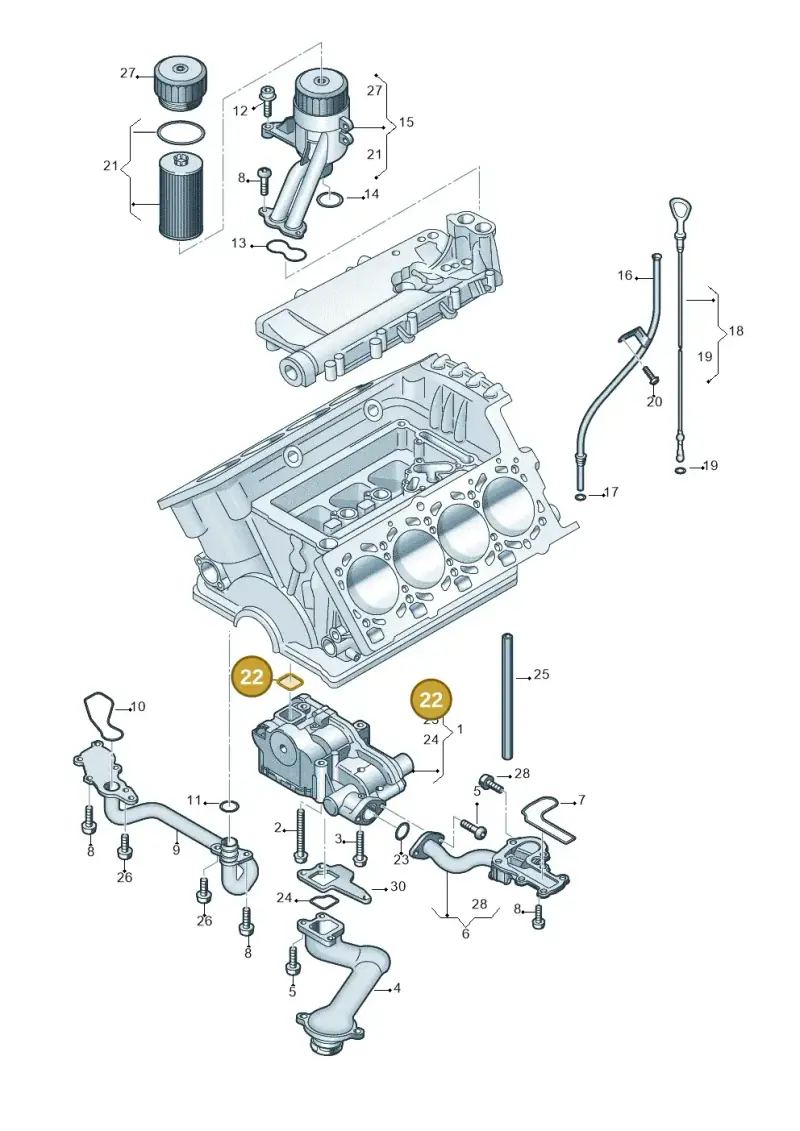 079115131 — Audi RS4 Cabrio qu.    08> (2007-) diagram 473115000, position 22