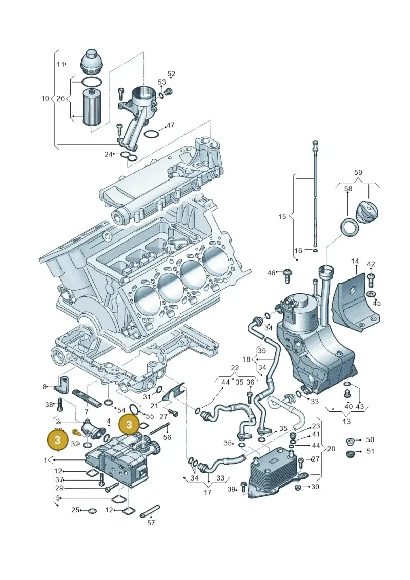 079115131 — Audi R8 qu. 5.2 (2012-2015) diagram 618115000, position 3