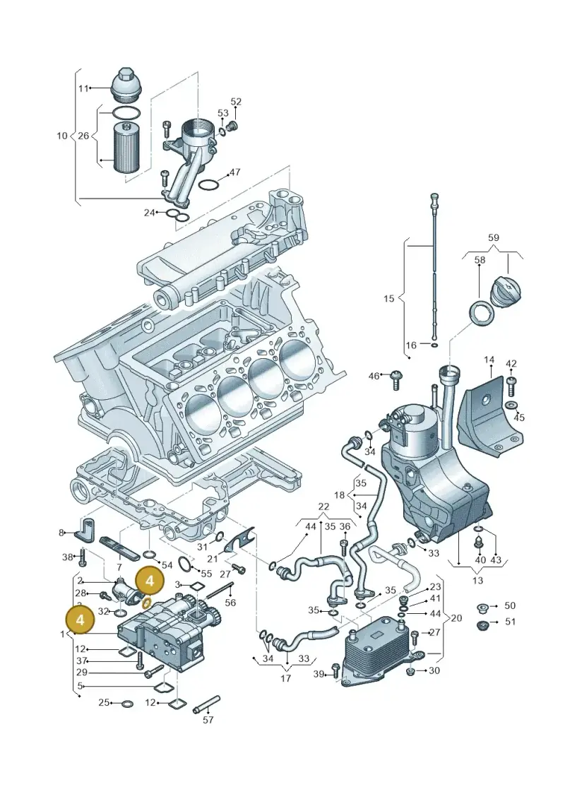 079115131A — Audi R8 qu. 5.2 (2012-2015) diagram 618115000, position 4