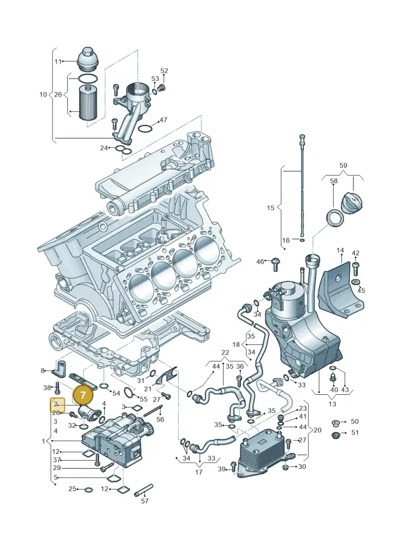 079115170C — Audi R8 qu. 5.2 (2012-2015) diagram 618115000, position 7