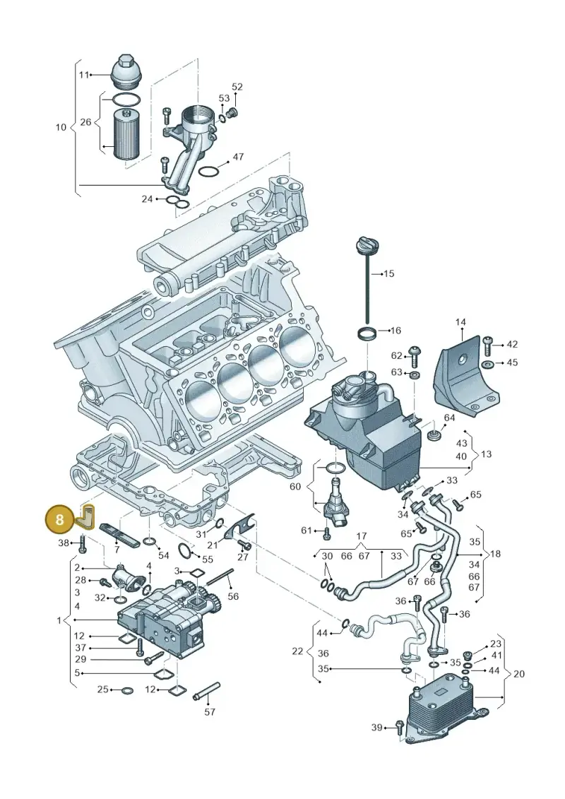 079115170D — Audi R8 qu. 5.2 (2012-2015) diagram 752115010, position 8