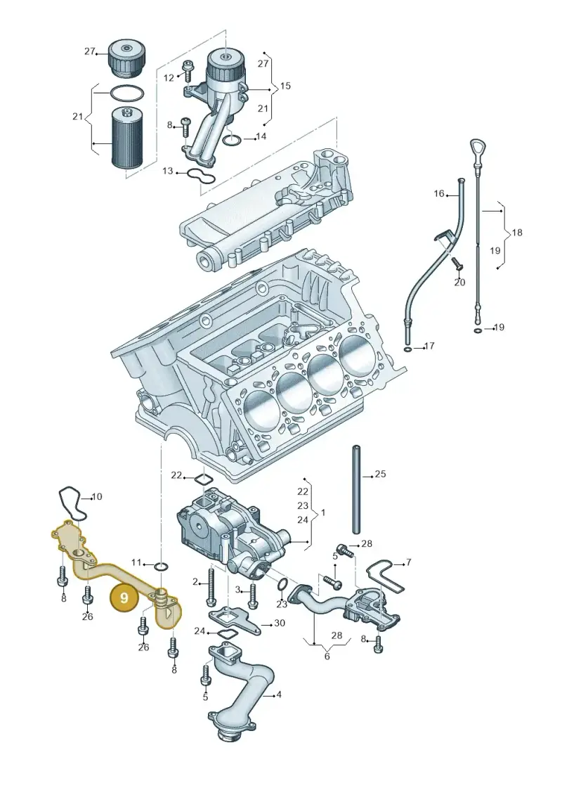 079115278Q — Audi RS4 Cabrio qu.    08> (2007-) diagram 473115000, position 9