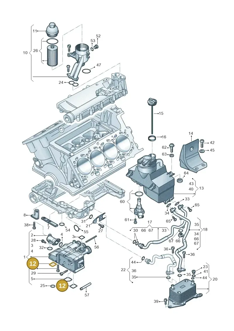079115446B — Audi R8 qu. 5.2 (2012-2015) diagram 752115010, position 12