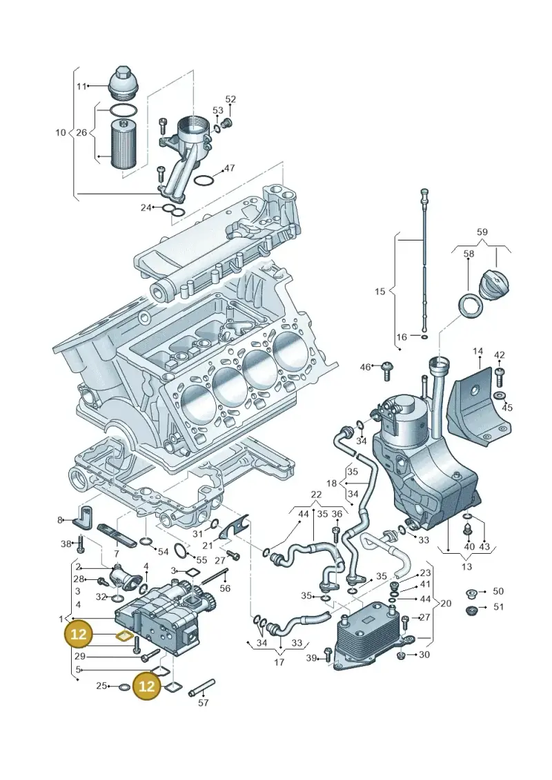 079115446B — Audi R8 qu. 5.2 (2012-2015) diagram 618115000, position 12