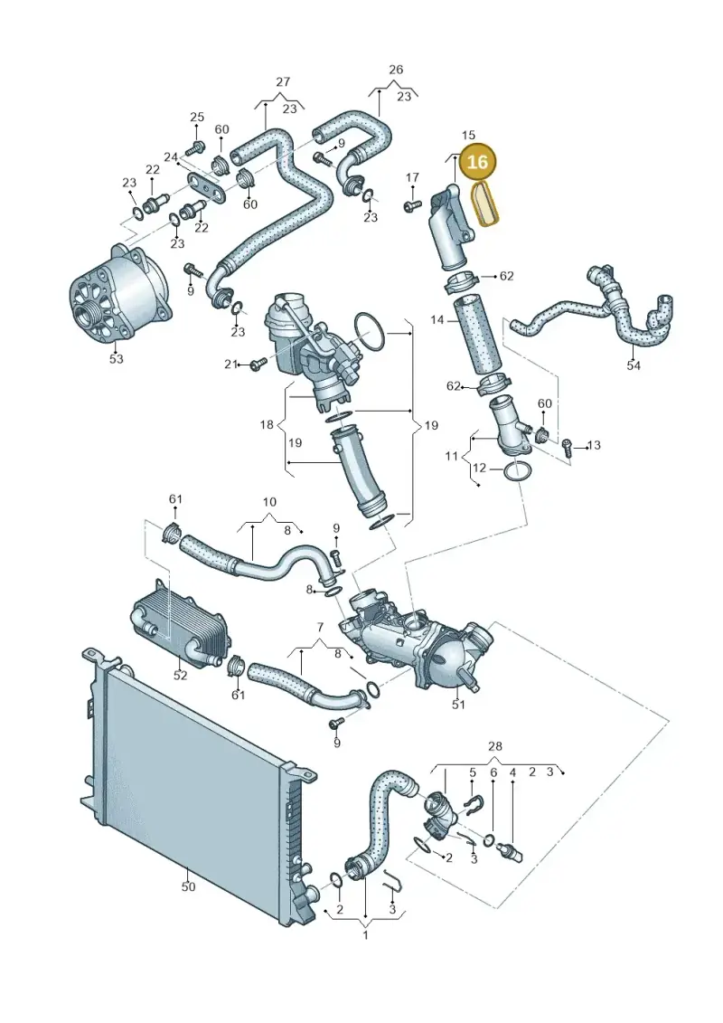 079121043B — Audi A7 Sportback (2014-2018) diagram 711121510, position 16