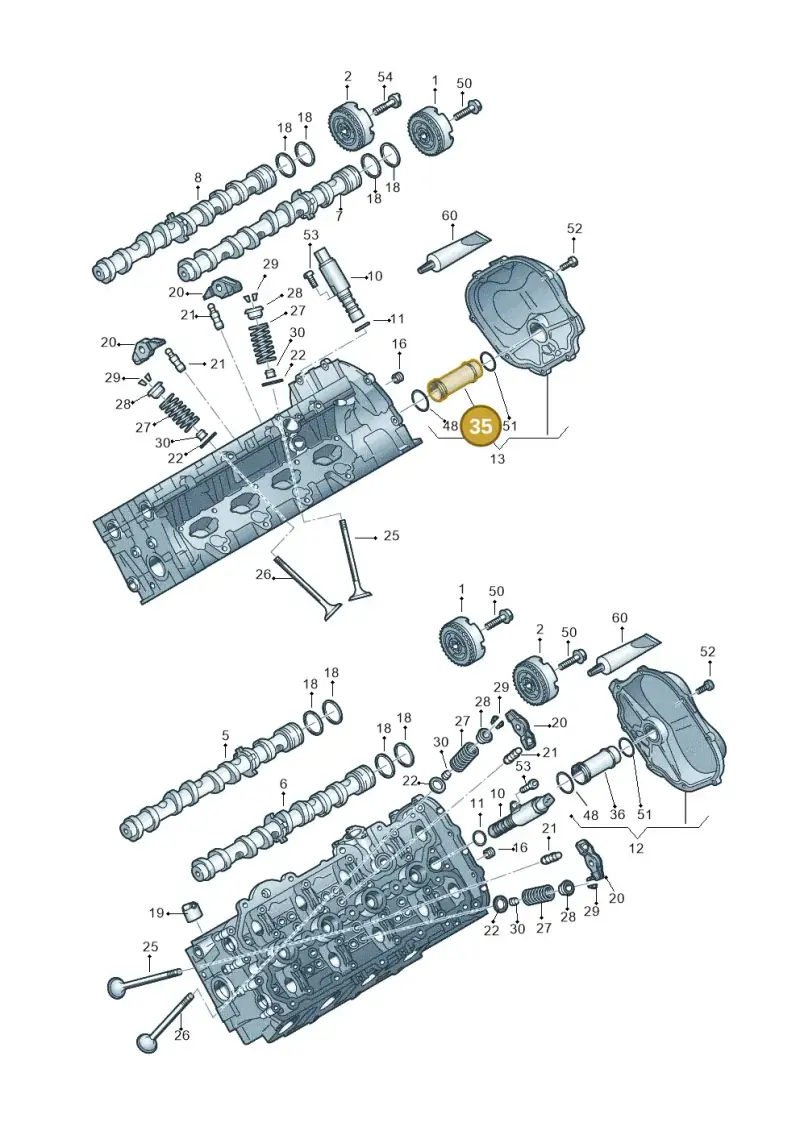 079121071CR — Audi A7 Sportback (2014-2018) diagram 758109100, position 35