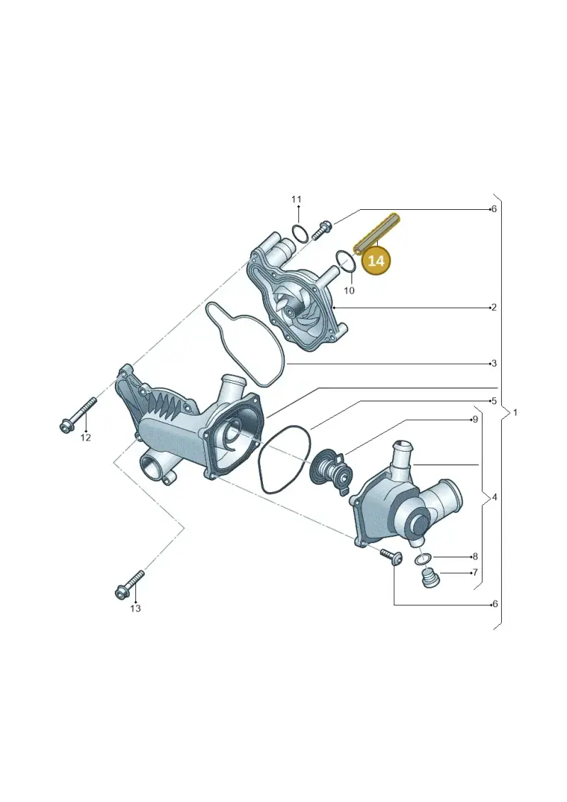 079121236D — Audi RS4 Av. qu. 4.2 (2012-2015) diagram 247121200, position 14