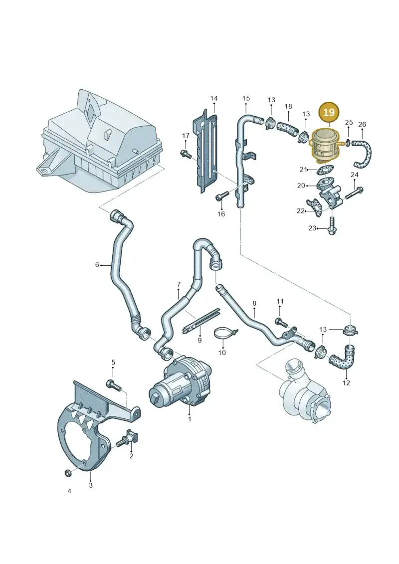 079131101AR — Audi A4/S4 Cabrio./qu. 07> (2006-) diagram 249131100, position 19