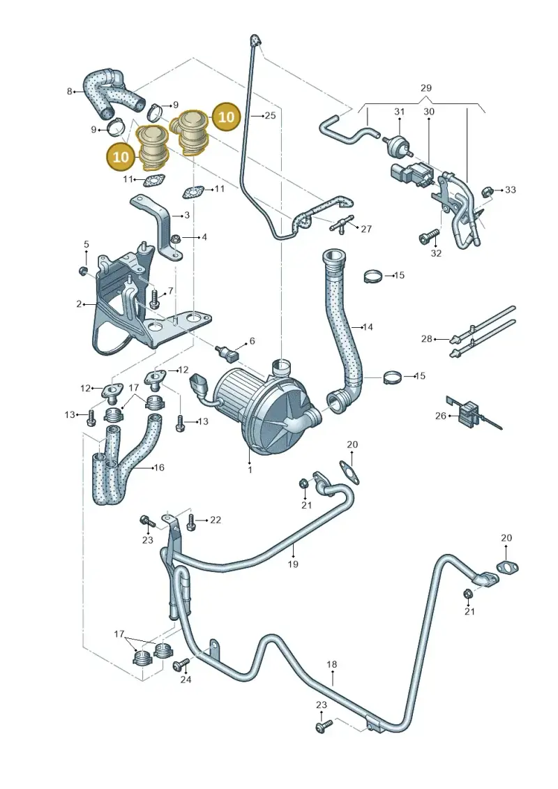 079131101AR — Audi A8/S8/qu. lang    08> (2007-) diagram 291131270, position 10