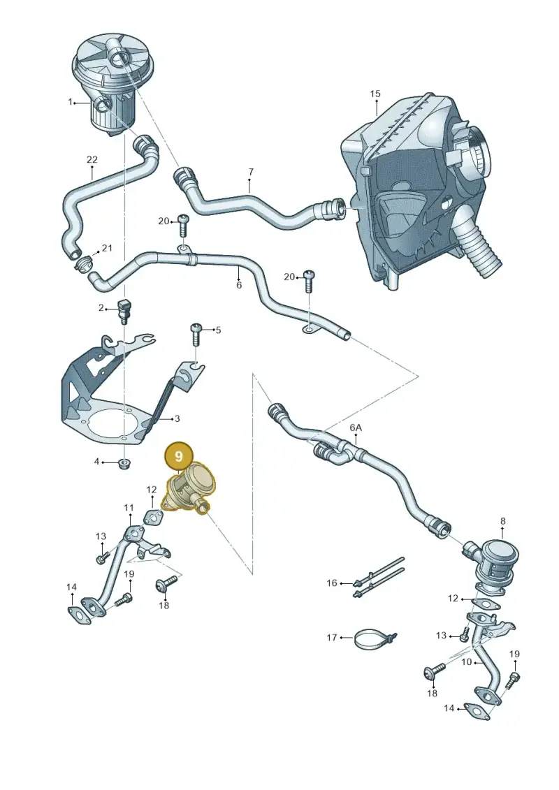079131102D — Audi A5/S5 Coupe       08> (2007-) diagram 603131150, position 9