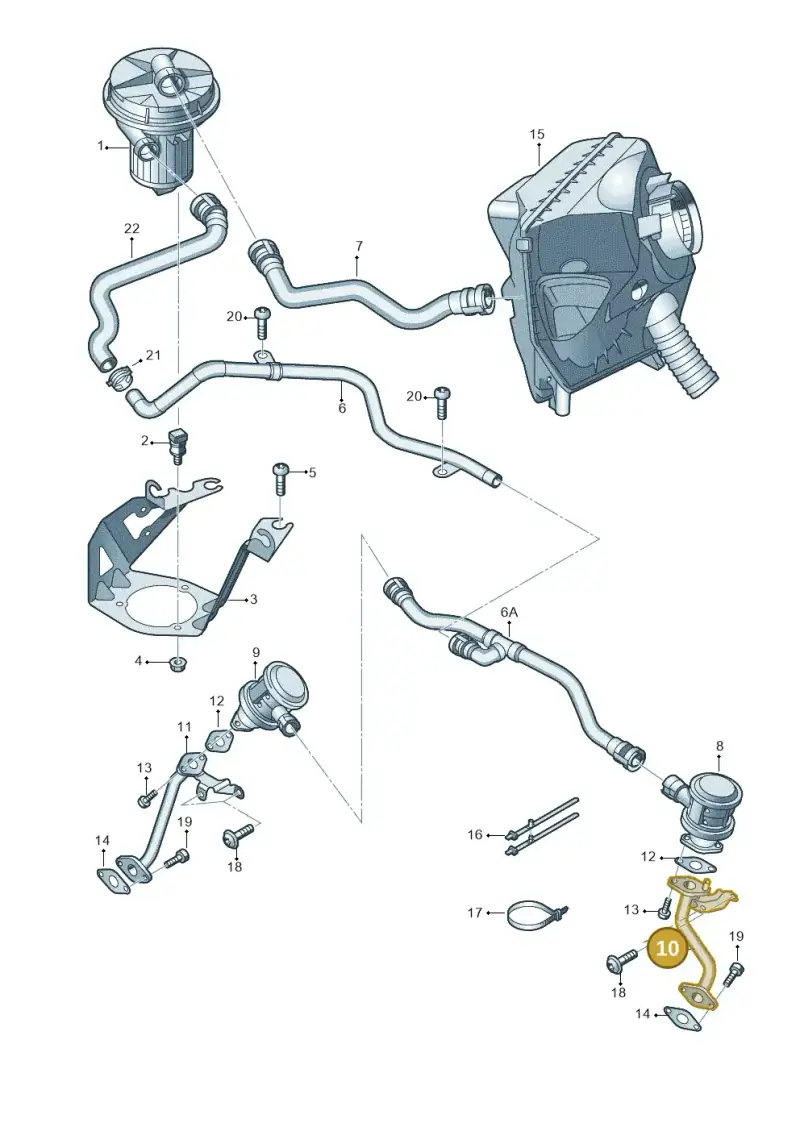 079131165A — Audi A5/S5 Coupe       08> (2007-) diagram 603131150, position 10