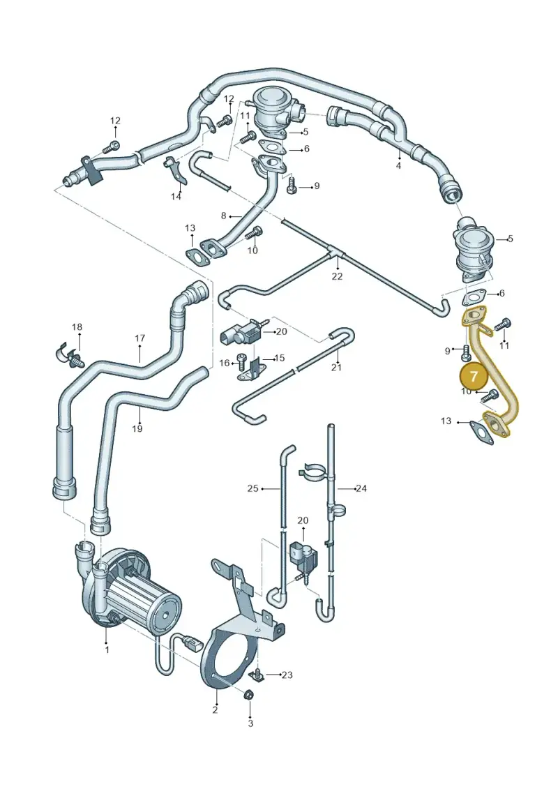 079131166D — Audi RS4 Cabrio qu.    08> (2007-) diagram 473131250, position 7