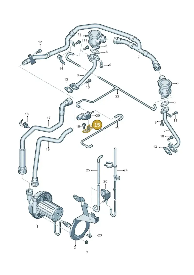 079131327 — Audi RS4 Cabrio qu.    08> (2007-) diagram 473131250, position 15