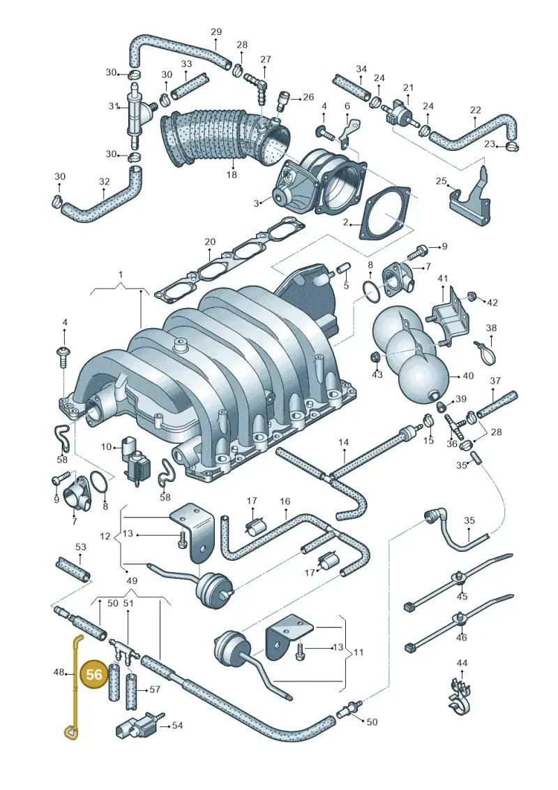079133369 — Audi RS4 Cabrio qu.    08> (2007-) diagram 473133200, position 56