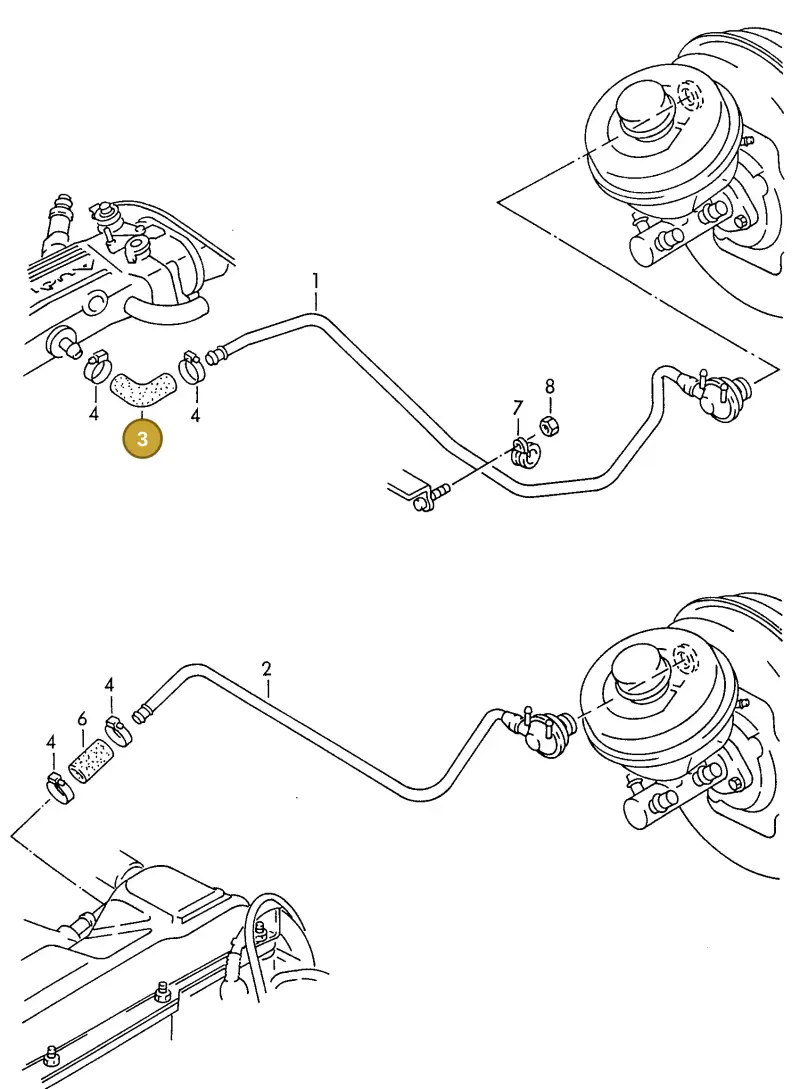 079133784J — Audi A6/S6/Wg.qu.F>4A (1996-1997) diagram 118611700, position 3