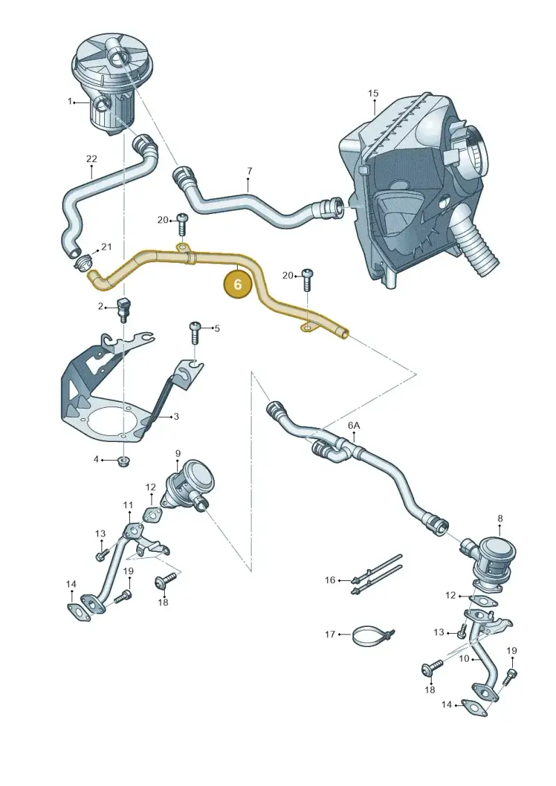 079133817F — Audi A8/S8/qu. lang    08> (2007-) diagram 603131150, position 6