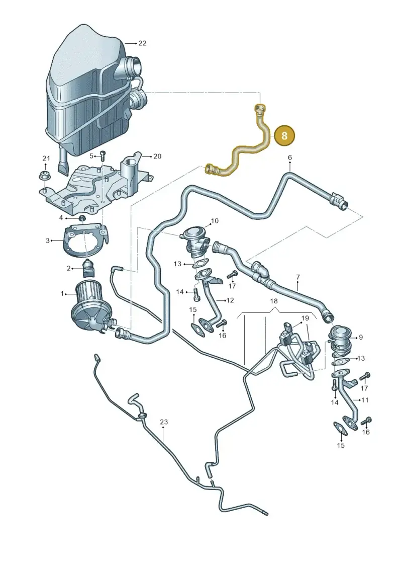079133889D — Audi A8/S8/qu. lang    08> (2007-) diagram 635131200, position 8