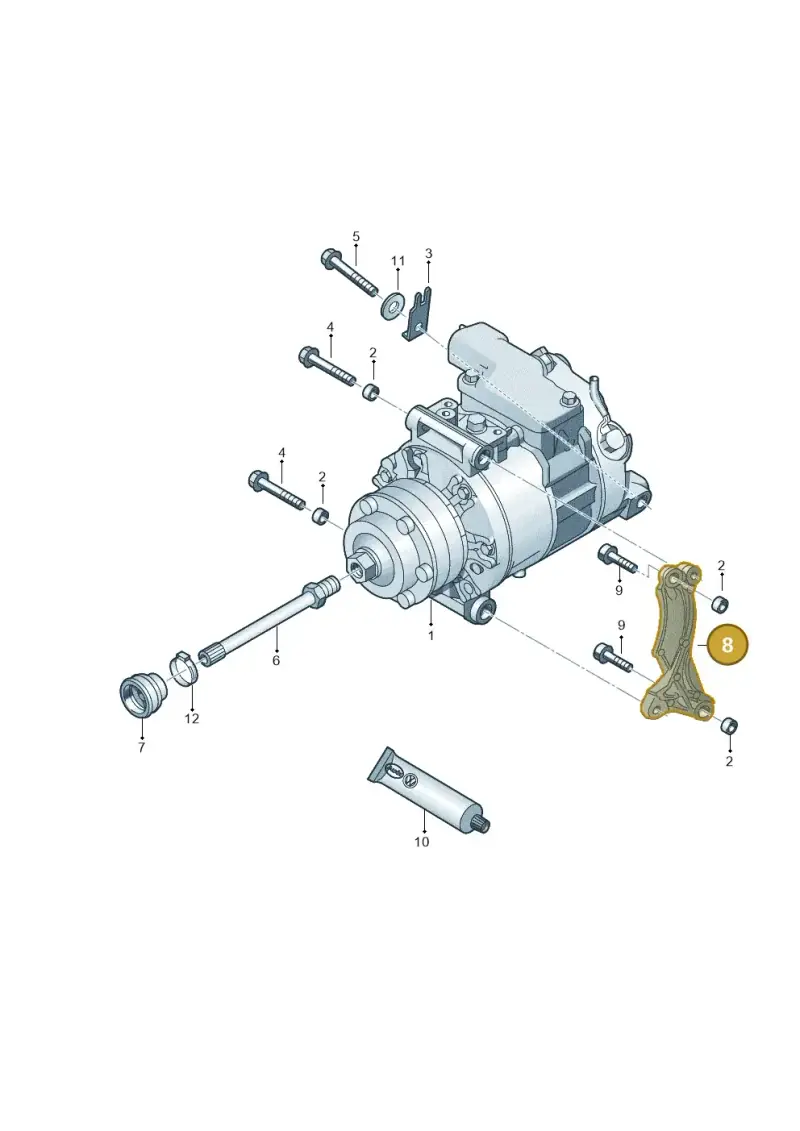 079260885B — Audi RS4 Av. qu. 4.2 (2012-2015) diagram 620260300, position 8