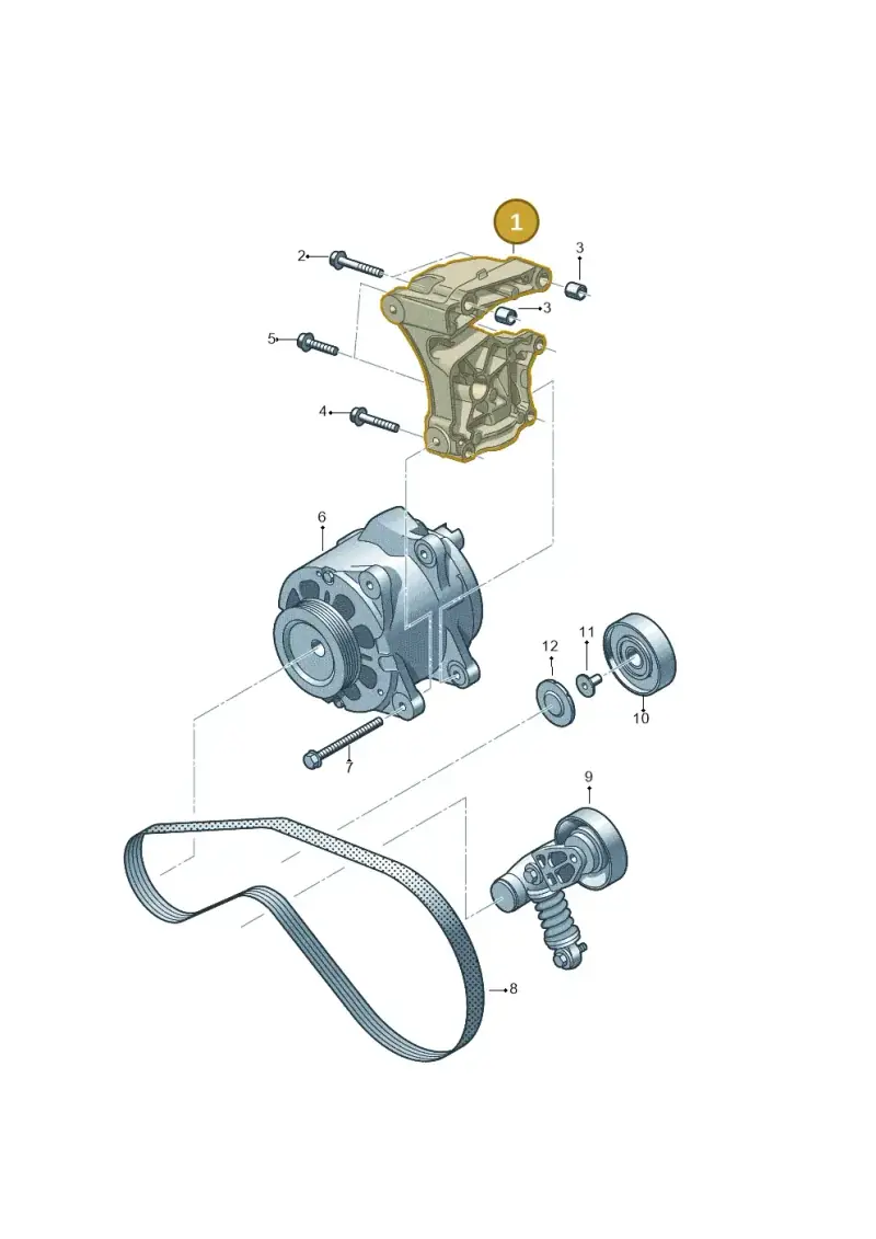 079903805AD — Audi RS4 Av. qu. 4.2 (2012-2015) diagram 759903600, position 1