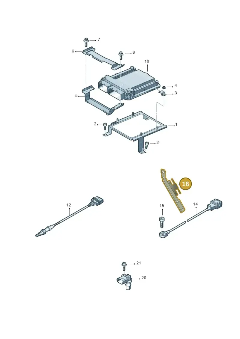 079905471F — Audi R8 qu. 5.2 (2012-2015) diagram 618906000, position 16