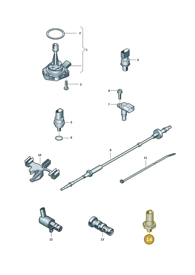 079919081D — Audi R8 Spyder (2015-2024) diagram 872919401, position 14