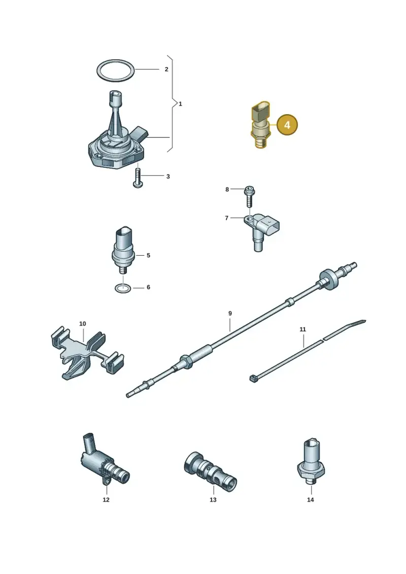 079919081 — Audi R8 Spyder (2015-2024) diagram 872919401, position 4