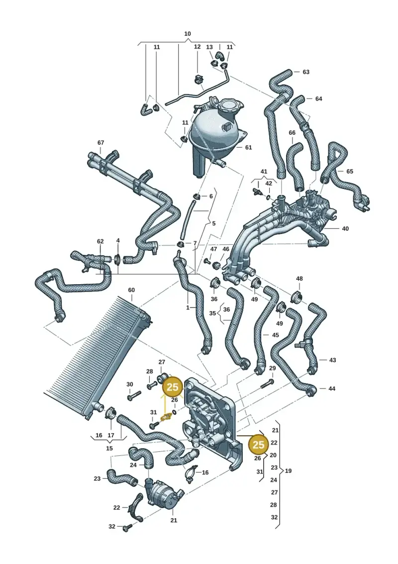 079919525B — Audi Q6 e-tron (2023-) diagram f5s121000, position 25