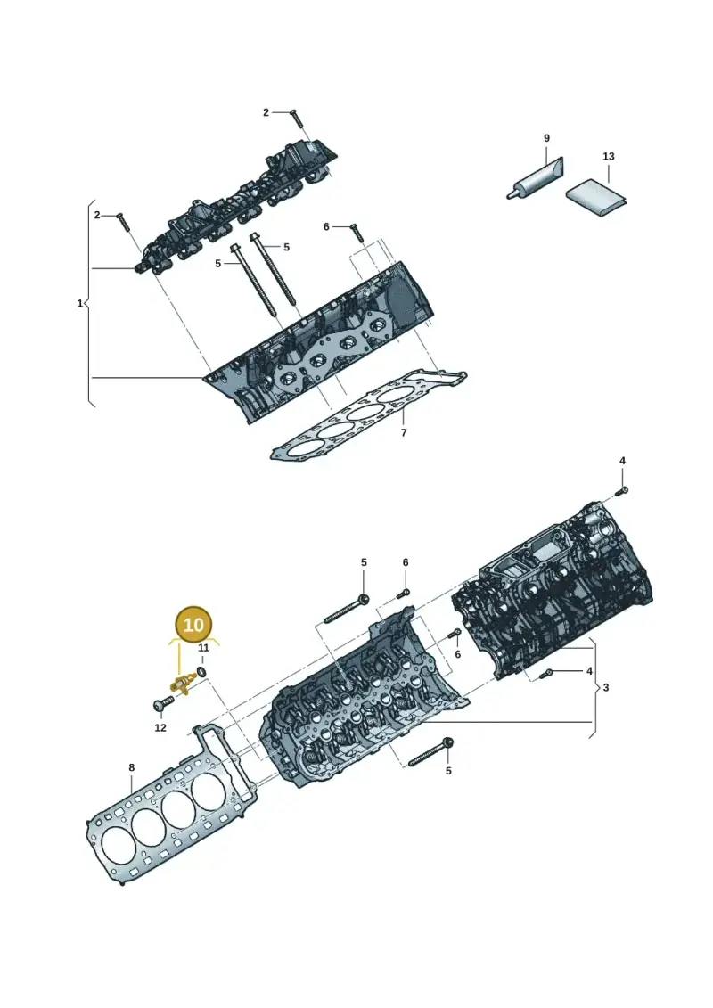 079919525M — Audi RS6 Avant (2019-) diagram 838103038, position 10
