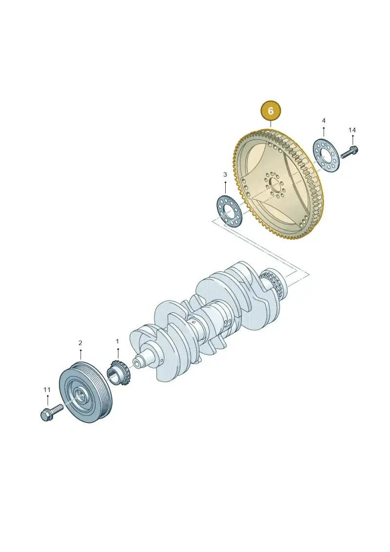 07C105323H — Audi A8/S8/qu. lang    08> (2007-) diagram 291105400, position 6