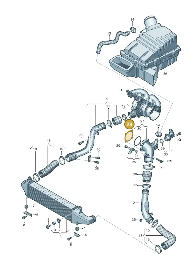 07D133073A — Audi RSQ3 Sportback (2019-2024) diagram 898145800, position 28
