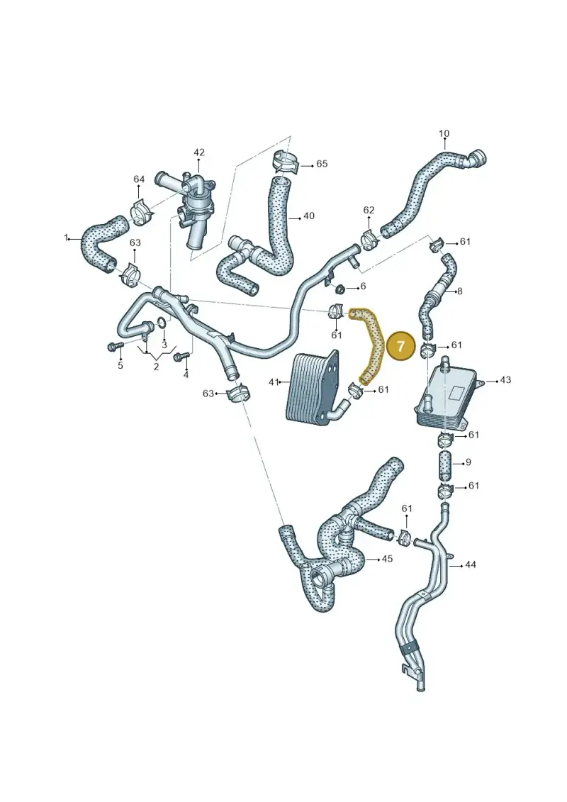 07K121061B — Audi RSQ3 Sportback (2019-2024) diagram 858121320, position 7