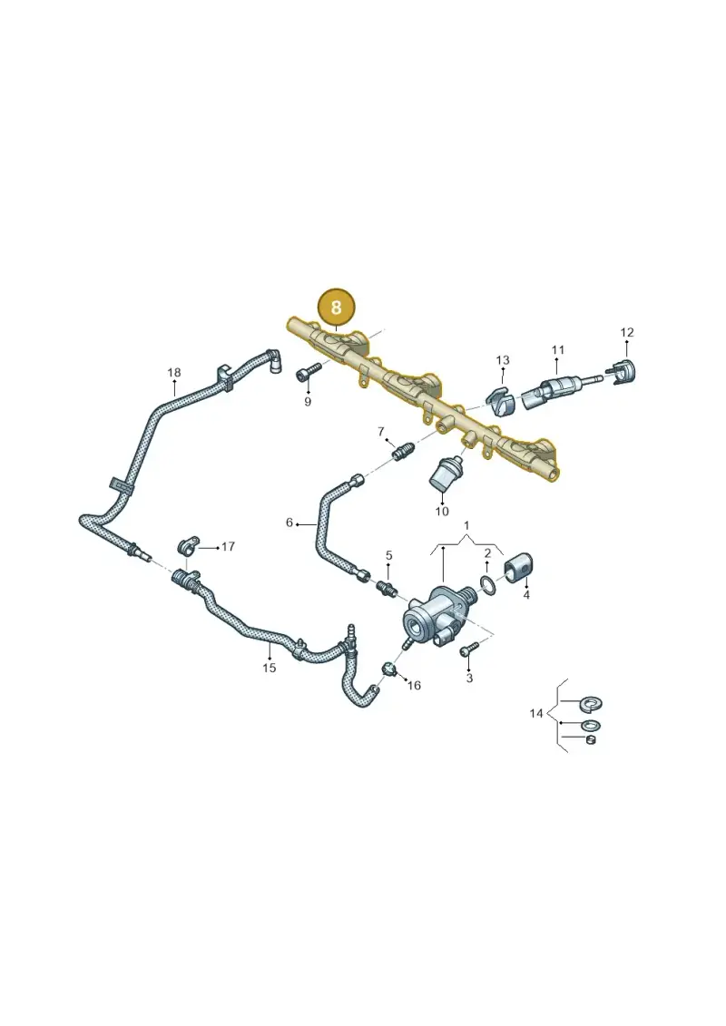 07K133317AB — Audi RSQ3 Sportback (2019-2024) diagram 898133360, position 8