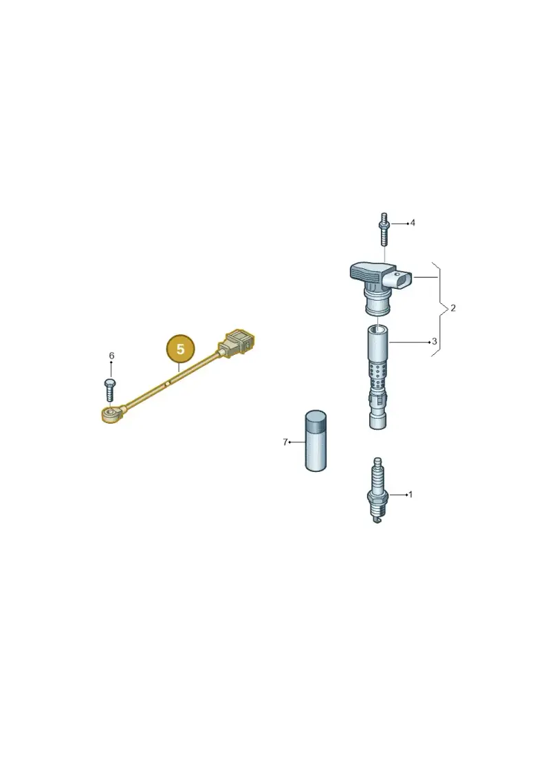07K905377M — Audi RSQ3 Sportback (2019-2024) diagram 898905000, position 5