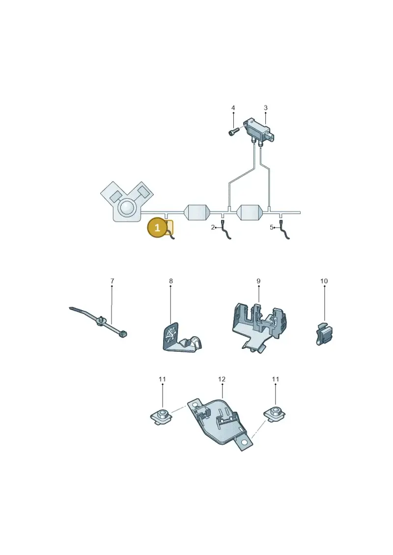 07K906262G — Audi RSQ3 Sportback (2019-2024) diagram 853906005, position 1