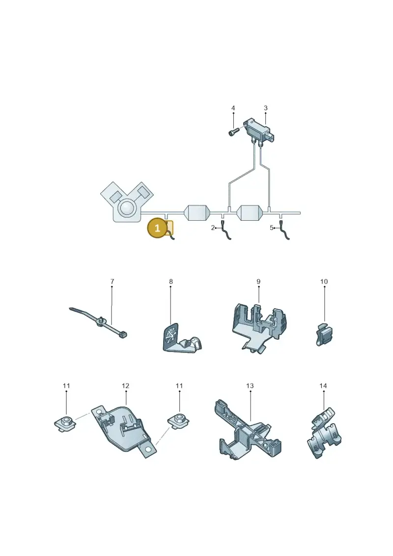 07K906262G — Audi TTRS Coupe (2016-2023) diagram 898906010, position 1