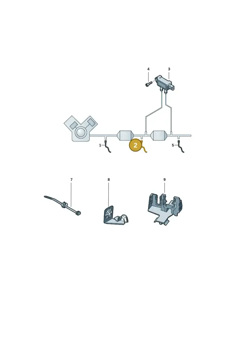 07K906262J — Audi A3 Sportback (2019-2021) diagram 596906004, position 2