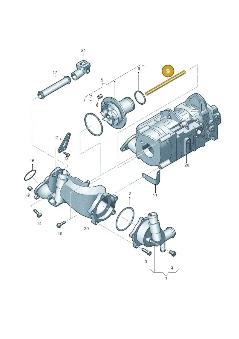 07L115281A — Audi R8 Spyder (2015-2024) diagram 641121100, position 9