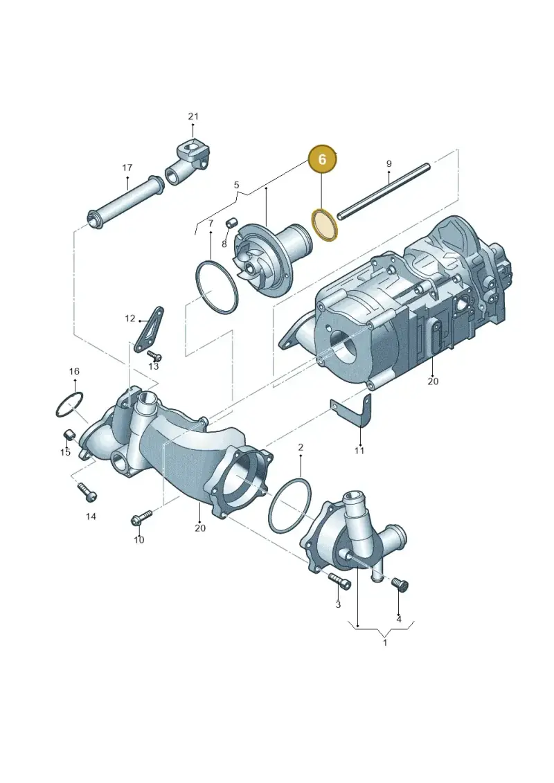 07L115315 — Audi R8 Spyder (2015-2024) diagram 641121100, position 6