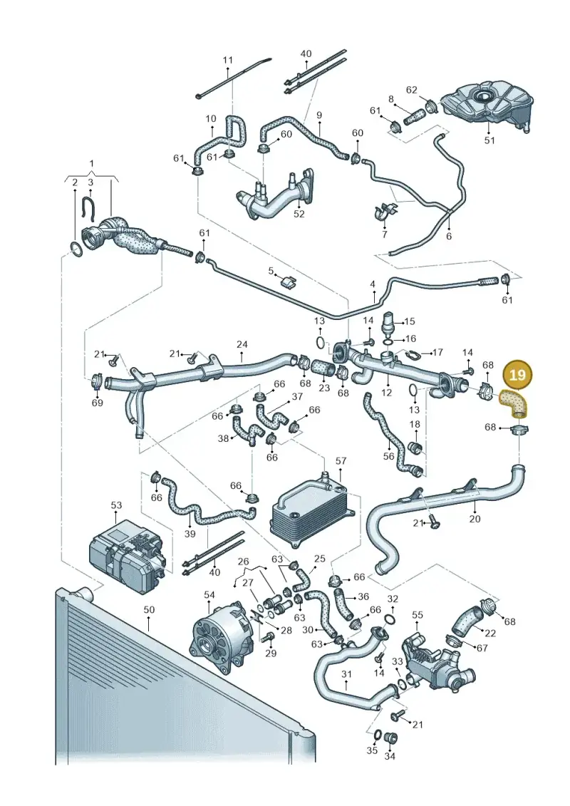 07L121057P — Audi A8/S8/qu. lang    08> (2007-) diagram 291121530, position 19