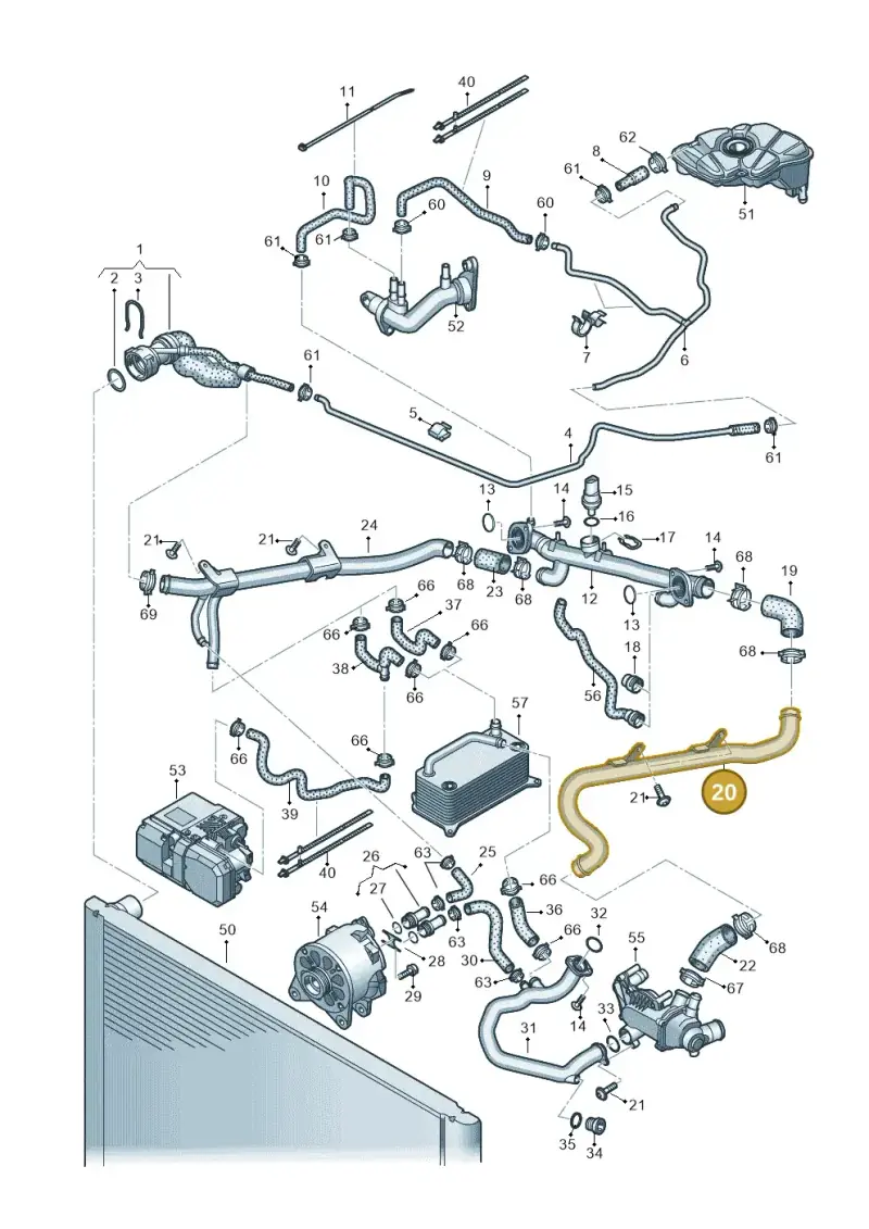07L121065J — Audi A8/S8/qu. lang    08> (2007-) diagram 291121530, position 20
