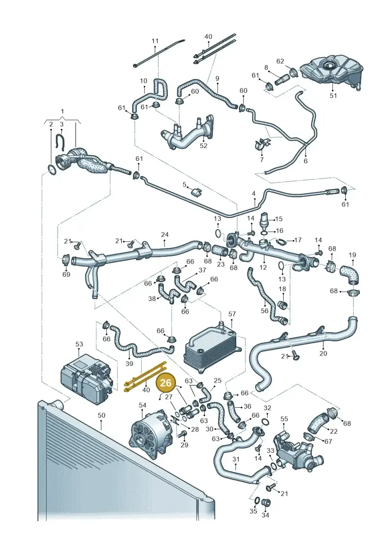 07L121131C — Audi A8/S8/qu. lang    08> (2007-) diagram 291121530, position 26