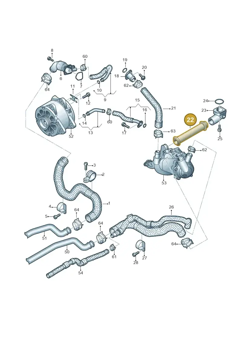 07L121237B — Audi R8 Spyder (2015-2024) diagram 872121300, position 22