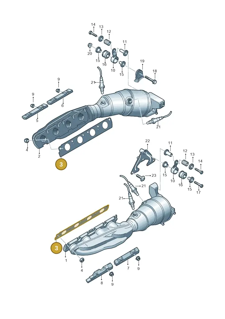 07L253039Q — Audi R8 Spyder (2015-2024) diagram 872253400, position 3