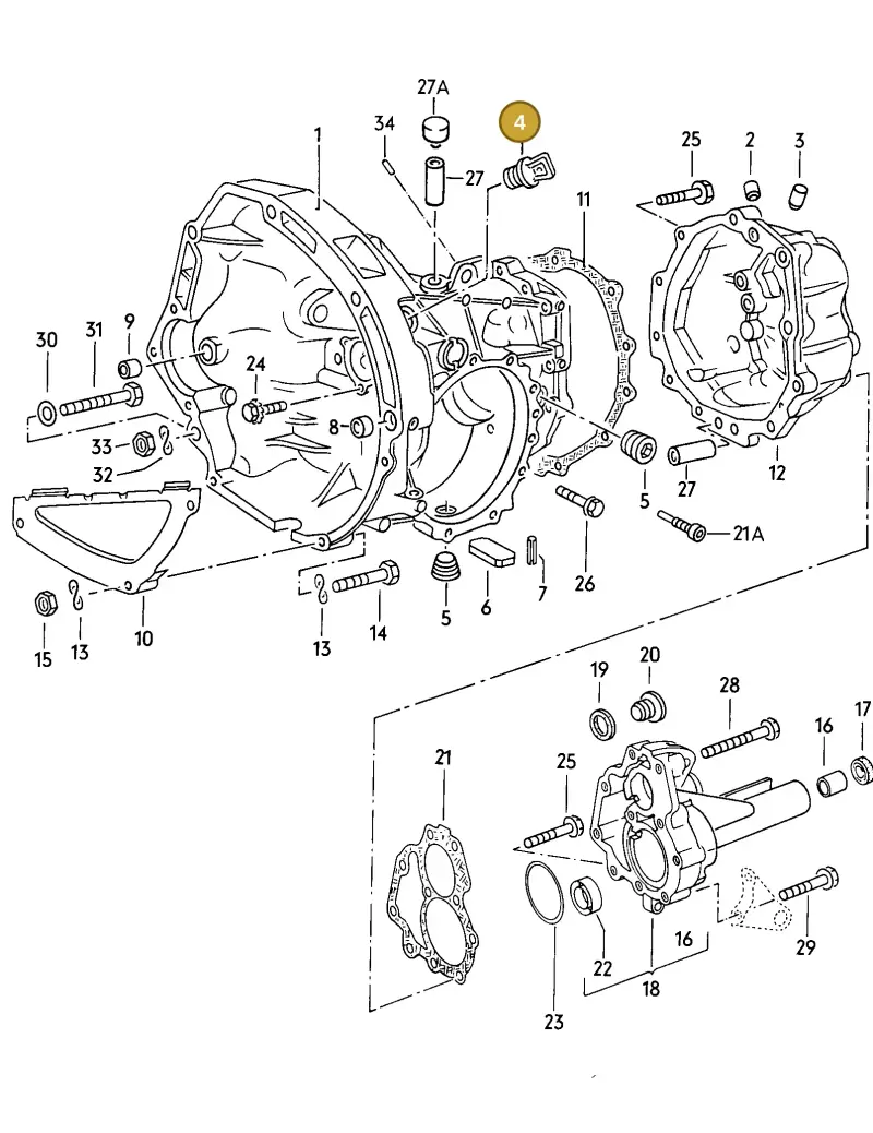 084301115 — Audi COUPE/2           88 (1987-1987) diagram 008045000, position 4
