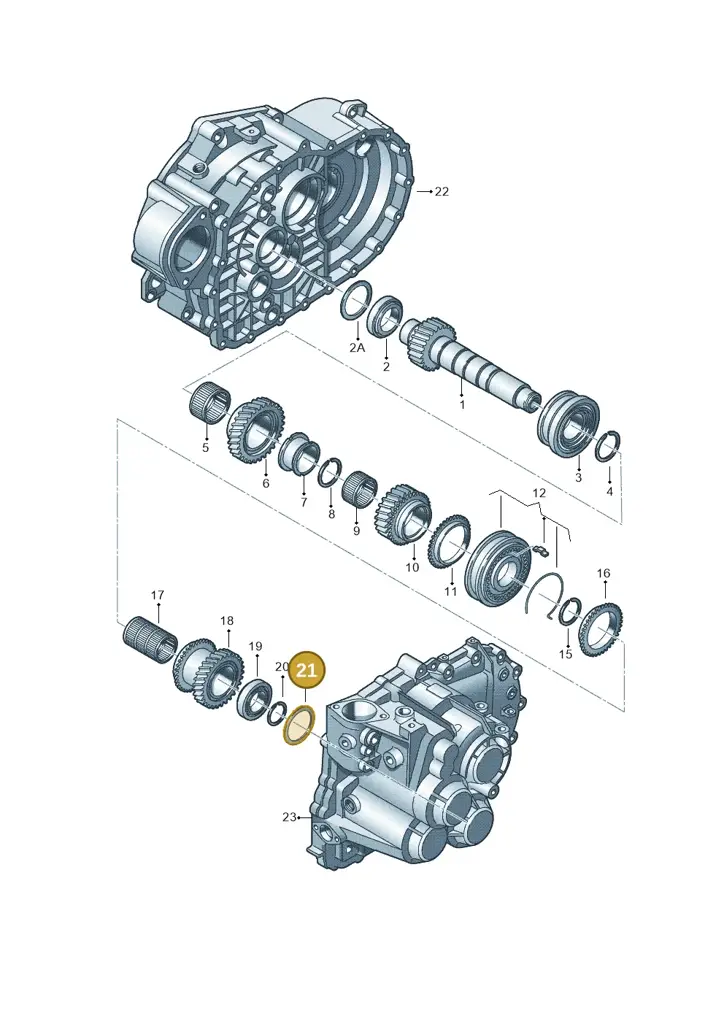 084409383AT — Audi A3 Sportback (2016-2020) diagram 694311440, position 21